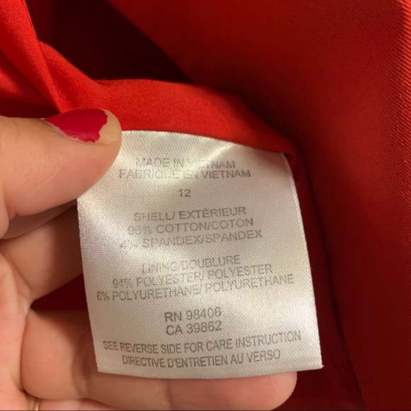 Red Theory Blazer - Picture 5 of 6